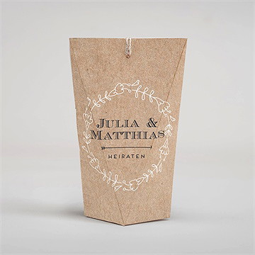 Geschenkbox Hochzeit zurück zur natur - schachtel - vue 4