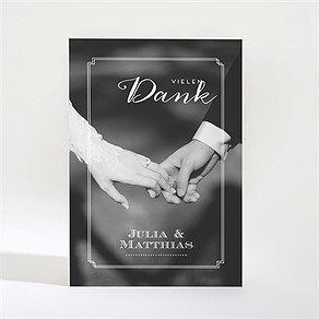 Dankeskarte Hochzeit zurück zur natur - magnet