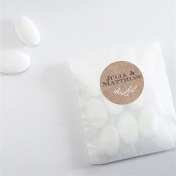 Aufkleber Hochzeit zurück zur natur - vue 4