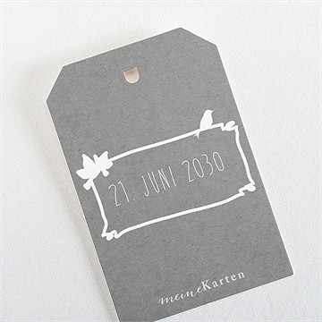 Geschenkanhänger Taufe Vogelgezwitscher - vue 3