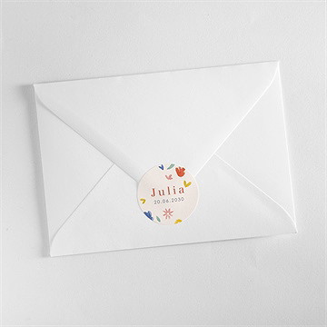 Sticker Geburt flowerpower - vue 3