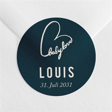 Sticker Geburt baby love