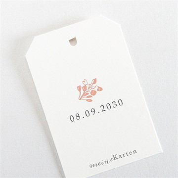 Geschenkanhänger Taufe vintage natur - vue 3