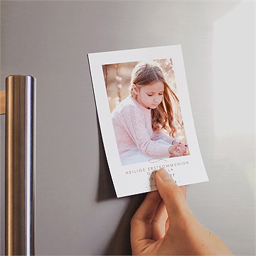 Dankeskarte Kommunion heiliger tag - magnet - Vue 2