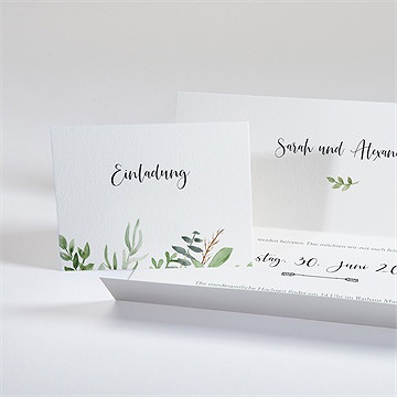 Hochzeitseinladung blättertanz - vue 3