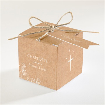 Geschenkbox Taufe Veredelung auf kraft