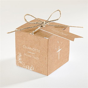 Geschenkbox Taufe veredelung auf kraft