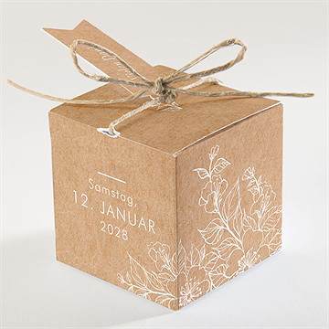 Geschenkbox Taufe veredelung auf kraft - Vue 2