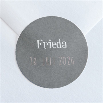 Sticker Geburt Vintage touch