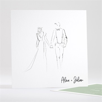 Save the Date Karte blühende schönheit