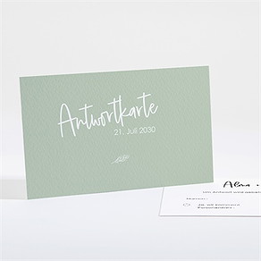 Antwortkarte Hochzeit blühende schönheit