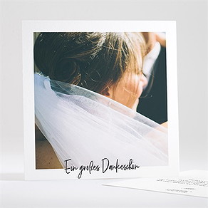 Dankeskarte Hochzeit blühende schönheit