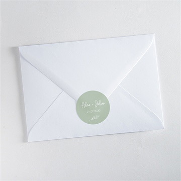 Aufkleber Hochzeit Blühende Schönheit - vue 3