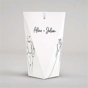 Geschenkbox Hochzeit Blühende Schönheit - Schachtel - vue 4