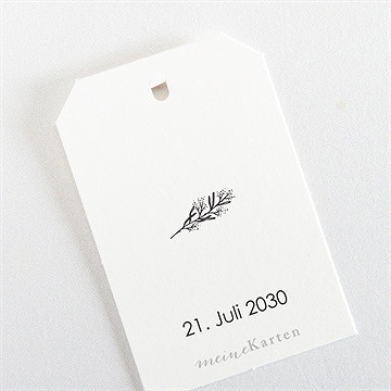 Geschenkanhänger Hochzeit blühende schönheit - vue 3