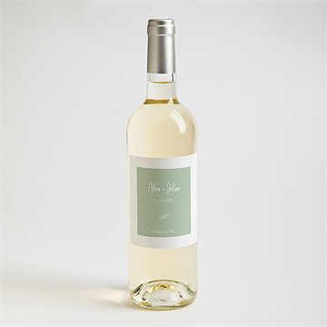 Flaschenetikett Hochzeit blühende schönheit - Vue 2