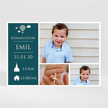 Einladung Kommunion schöne kleine symbole