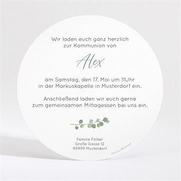Einladung Kommunion anmut - Vue 2