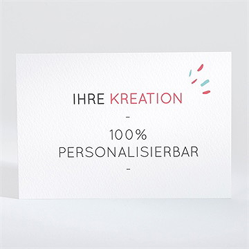 Dankeskarte Taufe Blanco - 13,8X9,5Cm (N11084)