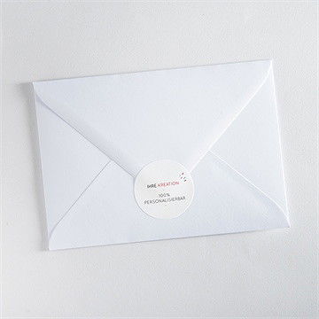 Aufkleber Taufe blanco - rund*4cm (n360855) - vue 3