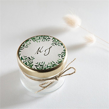 Aufkleber Hochzeit Frühlingskranz - Vue 2