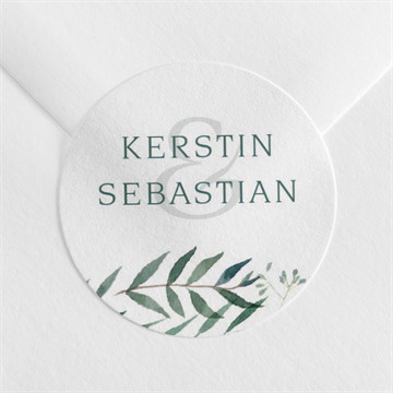 Aufkleber Hochzeit olivenzweig