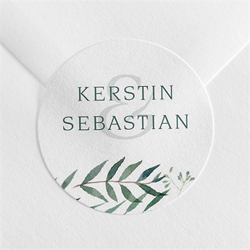 Aufkleber Hochzeit Olivenzweig