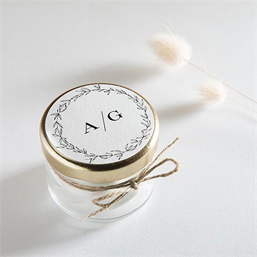 Aufkleber Hochzeit schick mit schleife - Vue 2