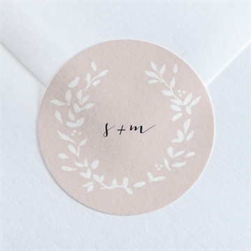 Aufkleber Hochzeit reine eleganz