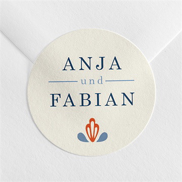 Aufkleber Hochzeit so vintage