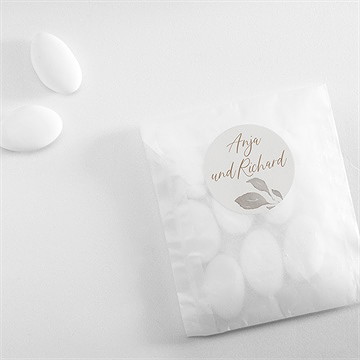 Aufkleber Hochzeit elegante skizze - Vue 4