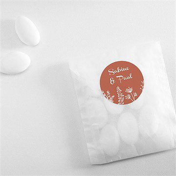 Aufkleber Hochzeit herbstblüten - Vue 4