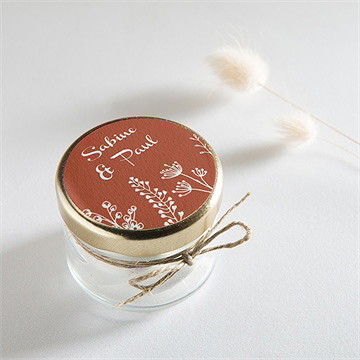 Aufkleber Hochzeit herbstblüten - Vue 2