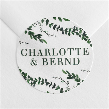 Aufkleber Hochzeit unter der weide