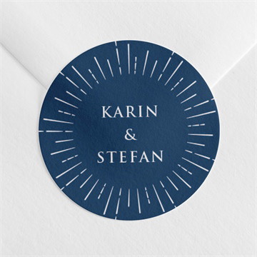 Aufkleber Hochzeit Himmelskörper