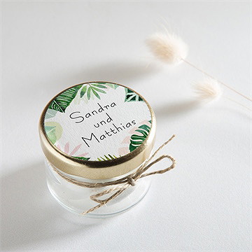 Aufkleber Hochzeit dschungel - Vue 2