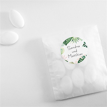 Aufkleber Hochzeit dschungel - vue 4