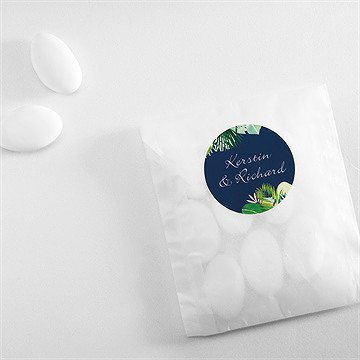 Aufkleber Hochzeit tropische wärme - Vue 4