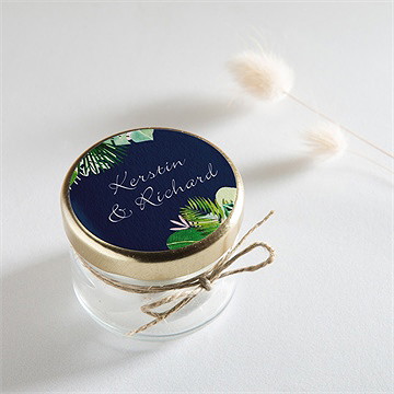 Aufkleber Hochzeit tropische wärme - Vue 2