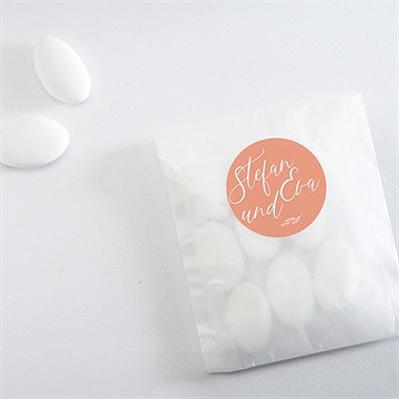 Aufkleber Hochzeit exzentrik - vue 4