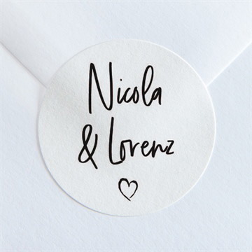 Aufkleber Hochzeit Wir