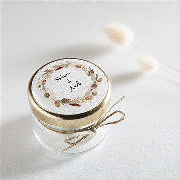 Aufkleber Hochzeit herbstkranz - Vue 2