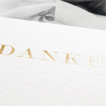 Dankeskarte Geburt rundes initial - Vue 2