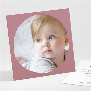 Dankeskarte Geburt Luftballons