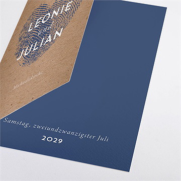 Kirchenheft Hochzeit einzigartige fingerabdrücke - Vue 2