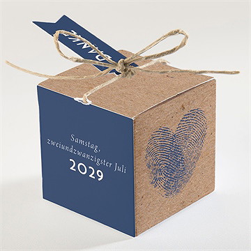 Geschenkbox Hochzeit einzigartige fingerabdrücke - Vue 2