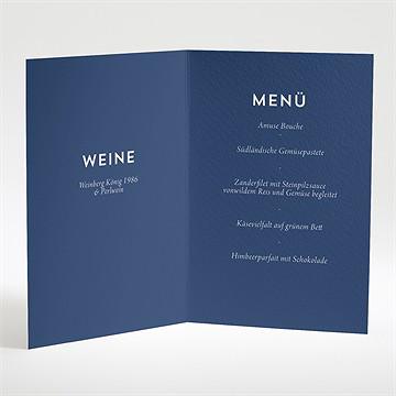 Menükarte Hochzeit einzigartige fingerabdrücke - Vue 2