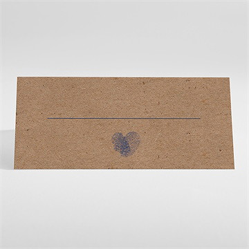 Tischkarte Hochzeit einzigartige fingerabdrücke - Vue 2