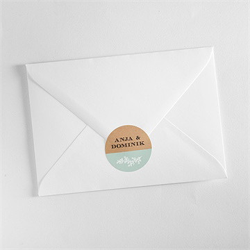 Aufkleber Hochzeit kleines origami - vue 3