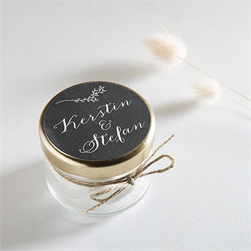 Aufkleber Hochzeit retro ausgefallen - Vue 2